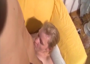 Pudgy blonde half-crying during this incest session